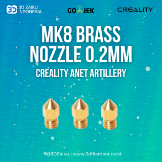 Creality Anet Artillery 3D Printer MK8 M6 0.2/1.75 mm Brass Nozzle